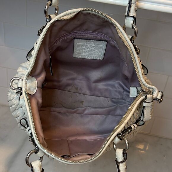 Coach Madison Sophia Gathered Leather Convertible Satchel - Picture 12 of 16